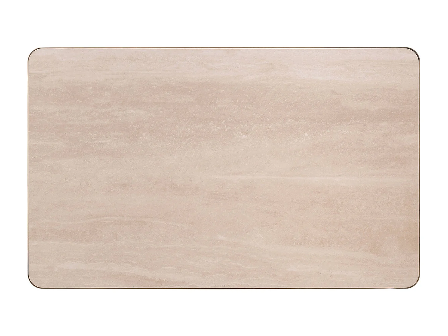 Table basse design plateau réversible céramique et verre noir