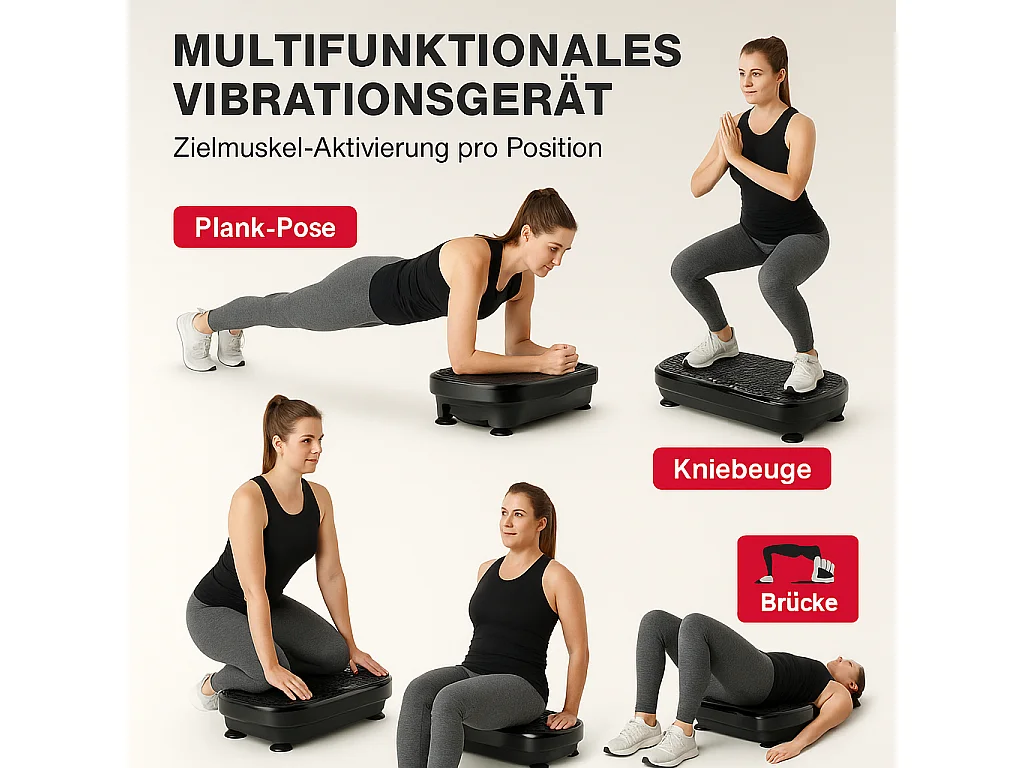 Platforma wibracyjna Nettlife 200W, urządzenie fitness z 199 poziomami i głośnikiem, kompletny trening domowy, maks. 150 kg.