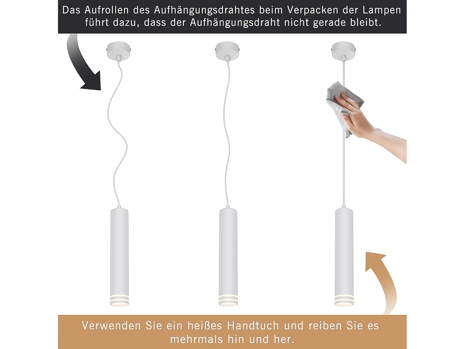 Suspension Nettlife GU10 cylindre lampe suspendue 1 lumière moderne en aluminium suspension lumière réglable en hauteur lampe suspendue