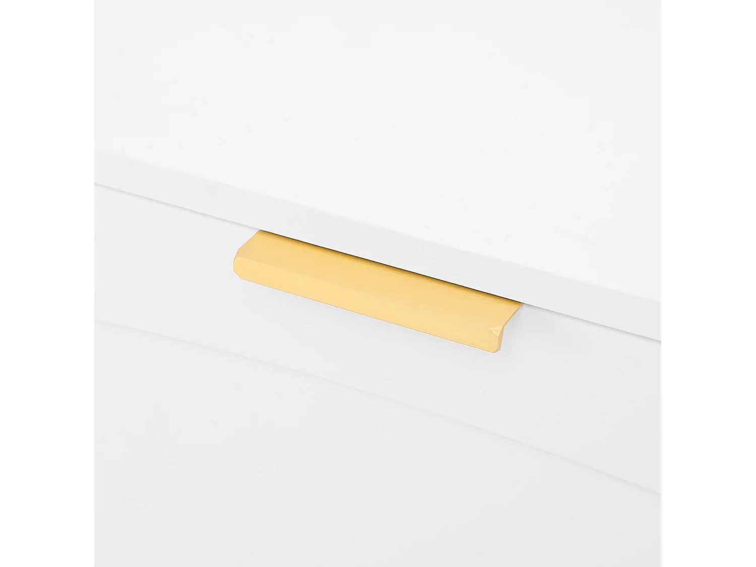 Schuhschrank 76x23x118cm - mit 3 großen Schiebetüren - weiß