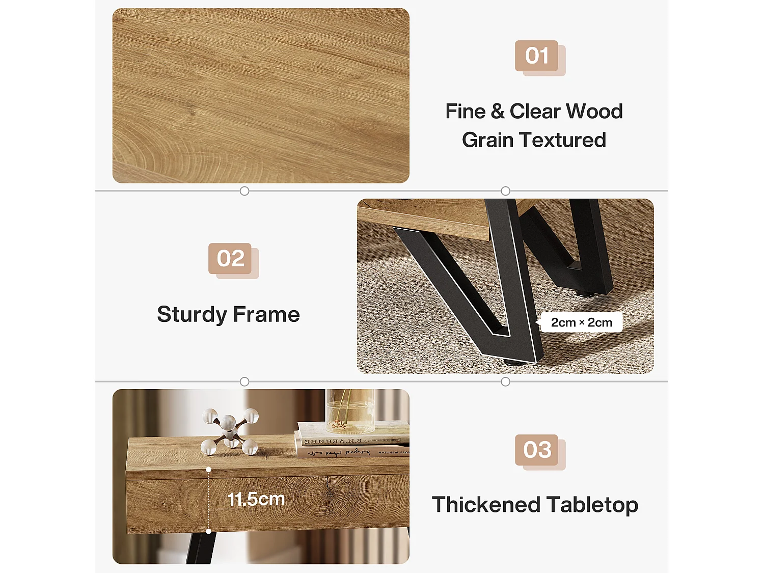 End-Beistelltisch für das Wohnzimmer, schmaler Coucharm-Beistelltisch mit Ablageschränken