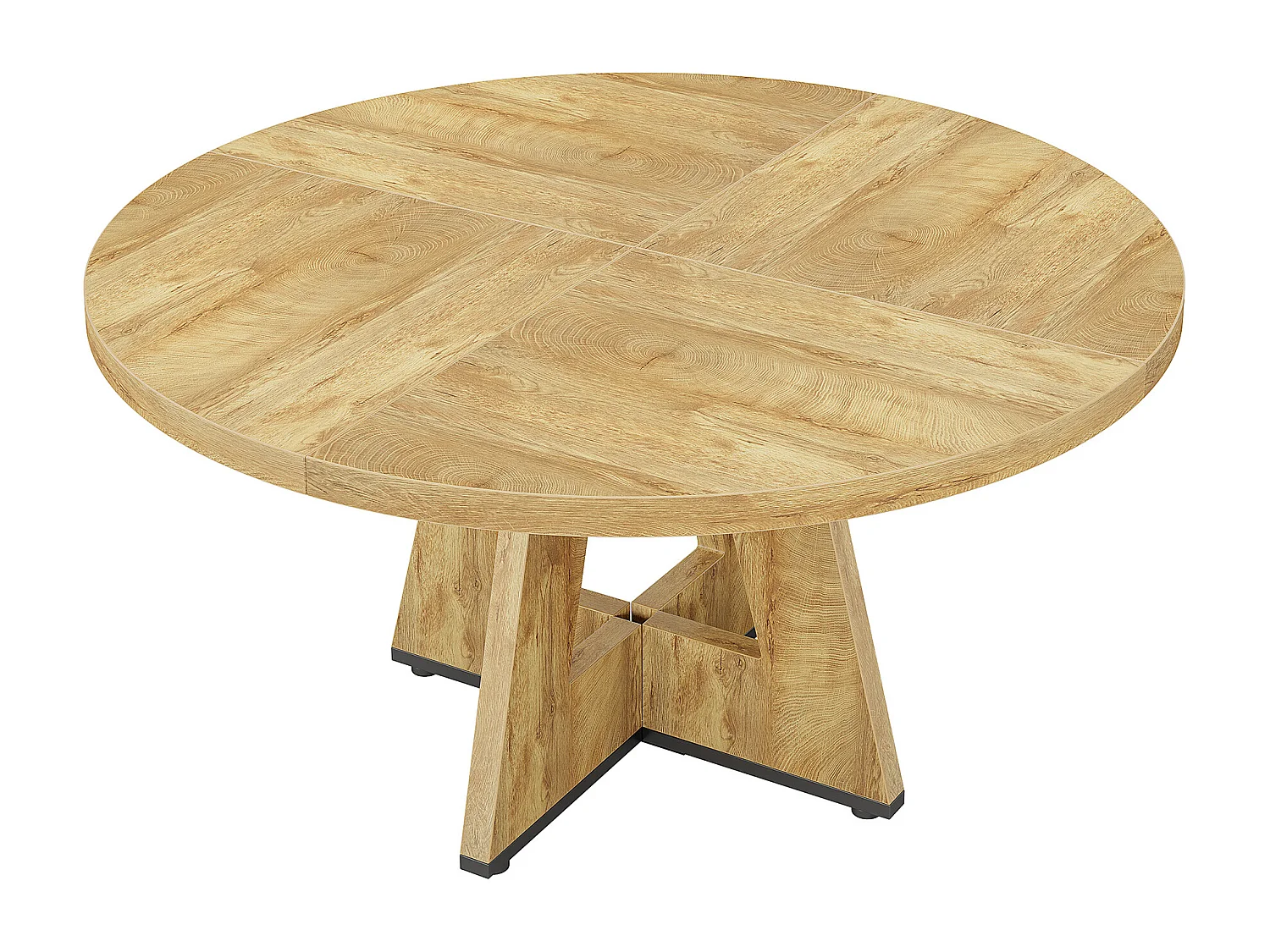 Okrągły stół jadalny do kuchni Farmhouse Circle o szerokości 4120 cm