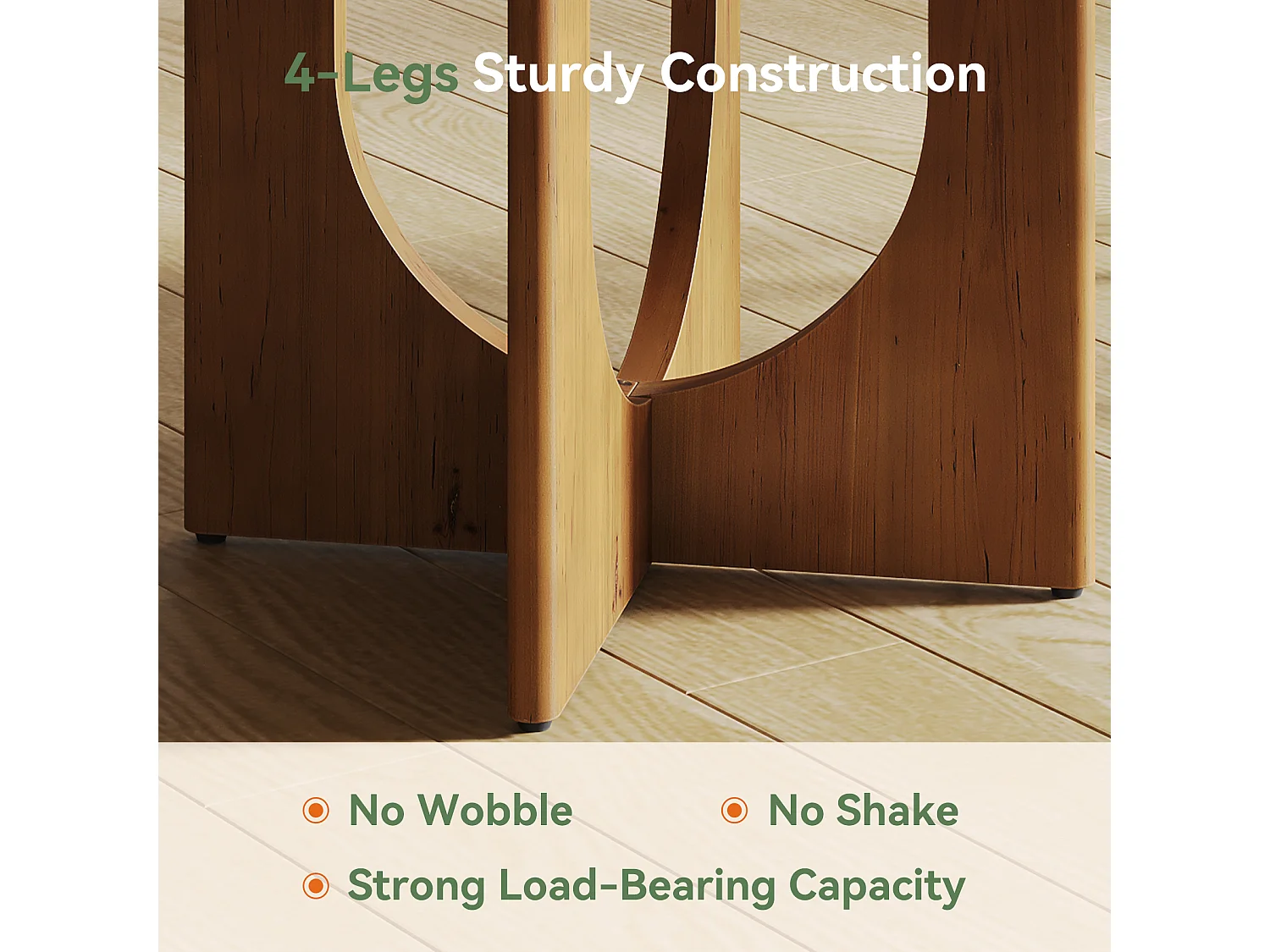 Table de salle à manger carrée en bois pour 2 à 4 personnes, 80 cm, petite table pour salle à manger