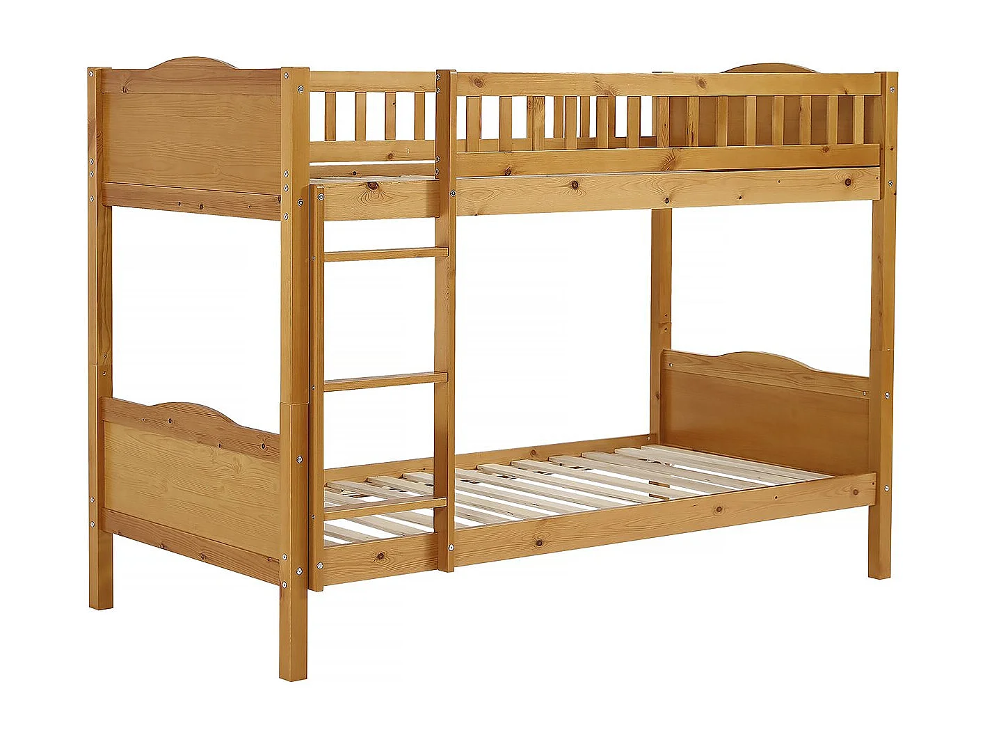 Lit superposé en bois "Gabriel" - 90 x 190 cm - Marron