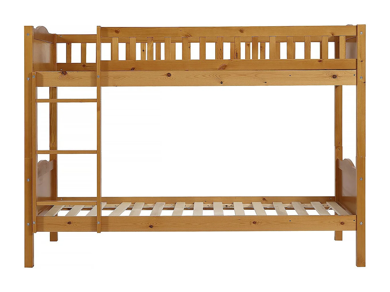 Lit superposé en bois "Gabriel" - 90 x 190 cm - Marron