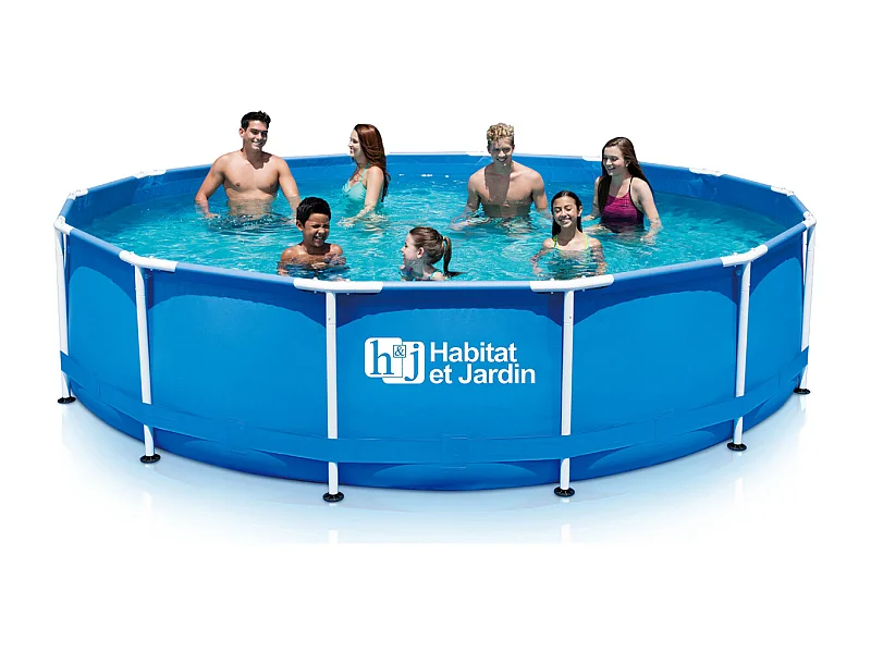 Piscine tubulaire - Ø 4,57 x 0,91 m - Sans filtration