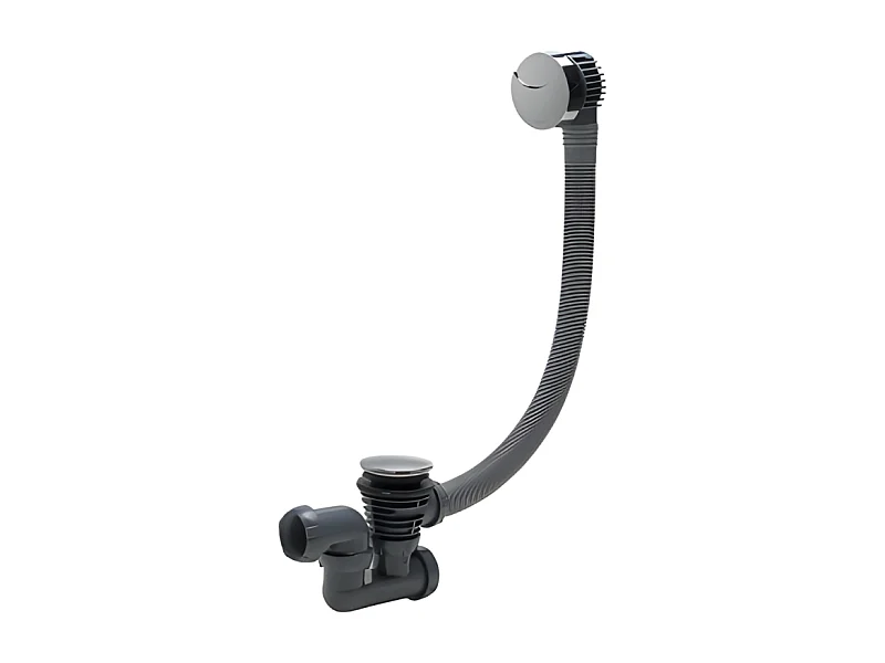 Vidage de baignoire WIRQUIN à câble avec siphon orientable