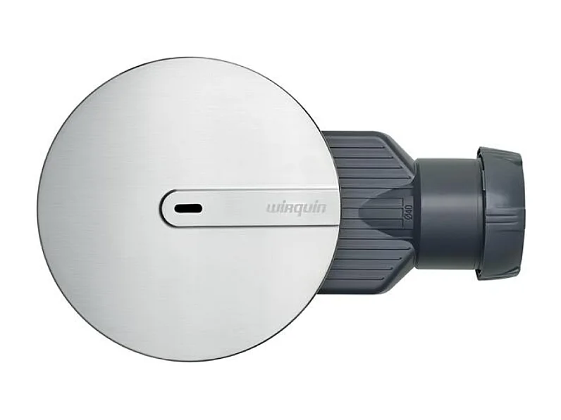 Bonde receveur de douche extraplat WIRQUIN Slim+ D40 dôme métal