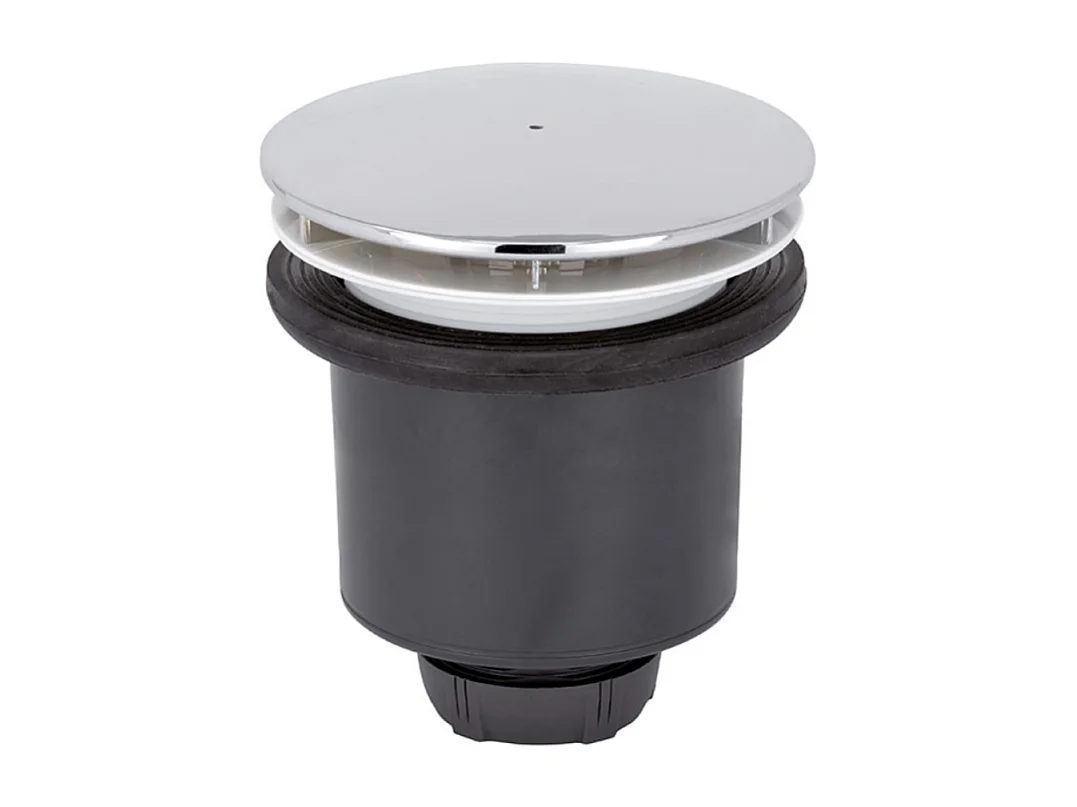 Desagüe de ducha con cúpula cromada WIRQUIN Tourbillon D90