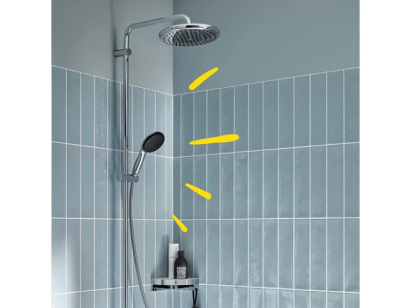 Colonne bain douche thermostatique GROHE Vitalio Start System Chromé