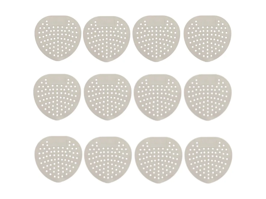 Lot de 12 écrans anti-éclaboussure TI'PI pour urinoir sans eau