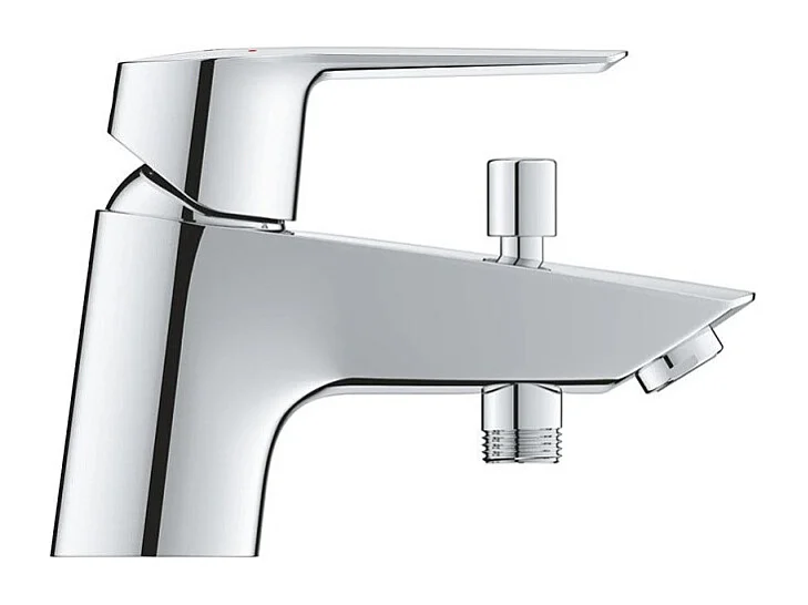 Pack mitigeur bain douche monotrou GROHE Start 2021 Quickfix + Ensemble de douche 2 jets GROHE Vitalio Start 110 chromé