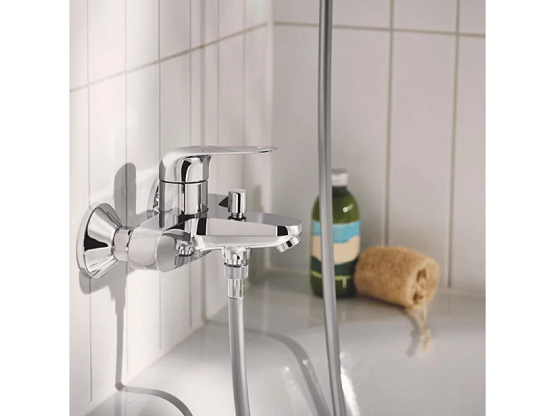 Pack mitigeur mécanique GROHE Swift + Douchette 2 jets GROHE Vitalio Start 110 + Flexible1750 mm et support