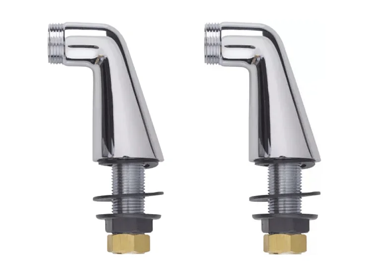 Pack mitigeur thermostatique BD GROHE Trend avec colonnettes + Douchette 1 jet Vitalio Get Stick + Flexible 1750 mm