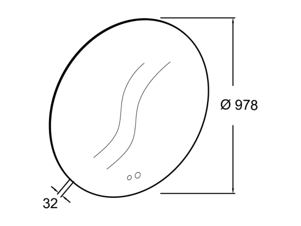 Miroir LED rond 2 trous + mitigeur lavabo encastré JACOB DELAFON Grands Boulevards Noir mat + corps encastré