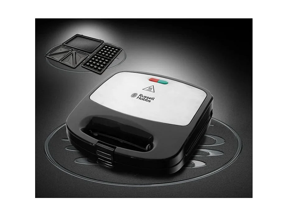 Russell Hobbs Fiesta tostiera 750 W Nero, Stainless steel