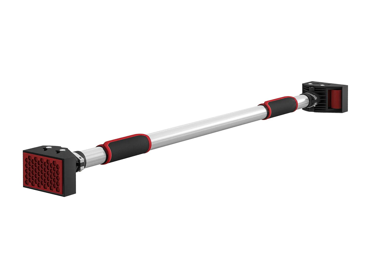 Barre de traction - barre de porte - pull up bar - barre d'étirement musculation pour cadres de porte sans vis - longueur ajustable (92-124cm)