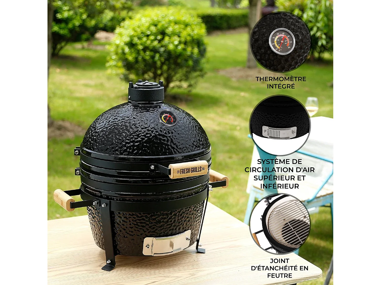 Forno Kamado BBQ 40cm - Fresh Grills