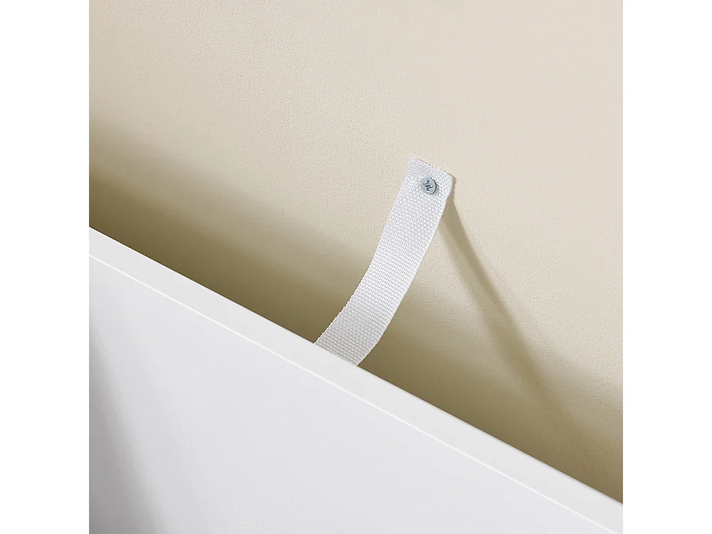 SoBuy Estantería infantil 3 shelfs Blanco 100x29.8x80cm Minimalista KMB118-W