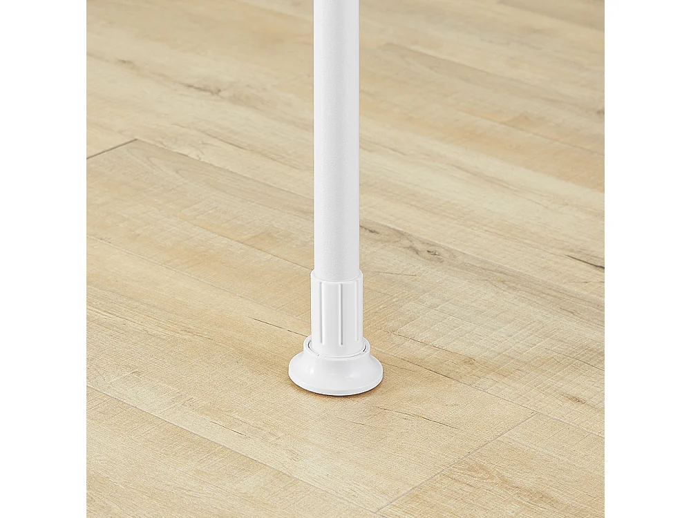 SoBuy Cabide de Pé Telescópico Branco 27x76.99x103cm Funcional FRG109-II-W