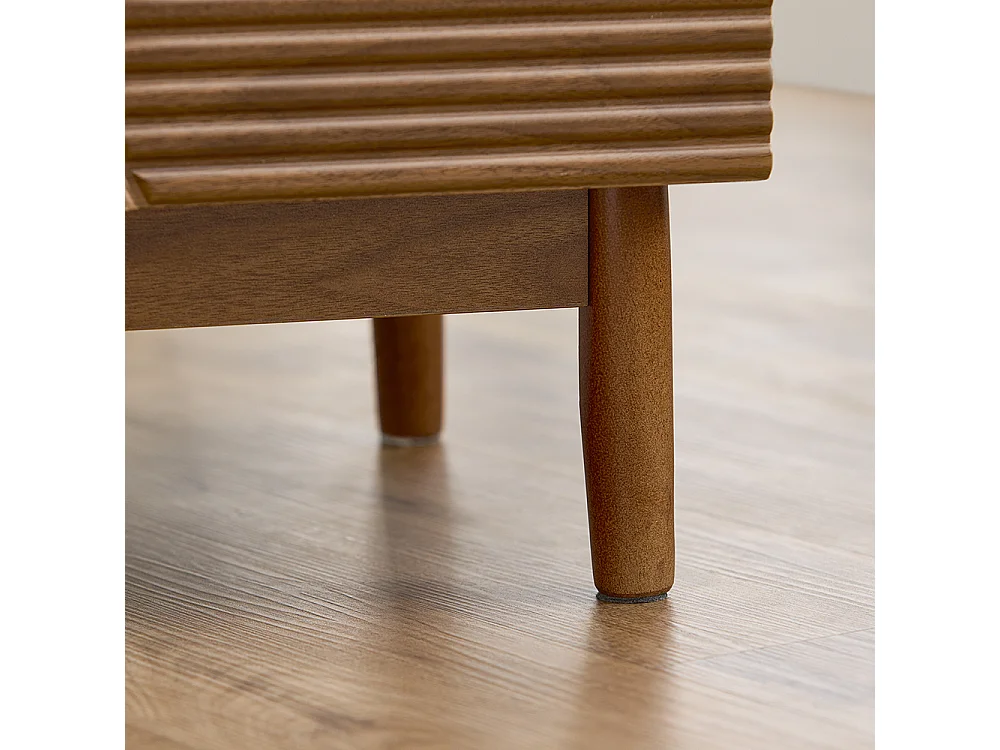 SoBuy Szafka nocna z dwiema szufladami Ciemnobrązowy 45x40x58.2cm Funkcjonalny FBT170-N