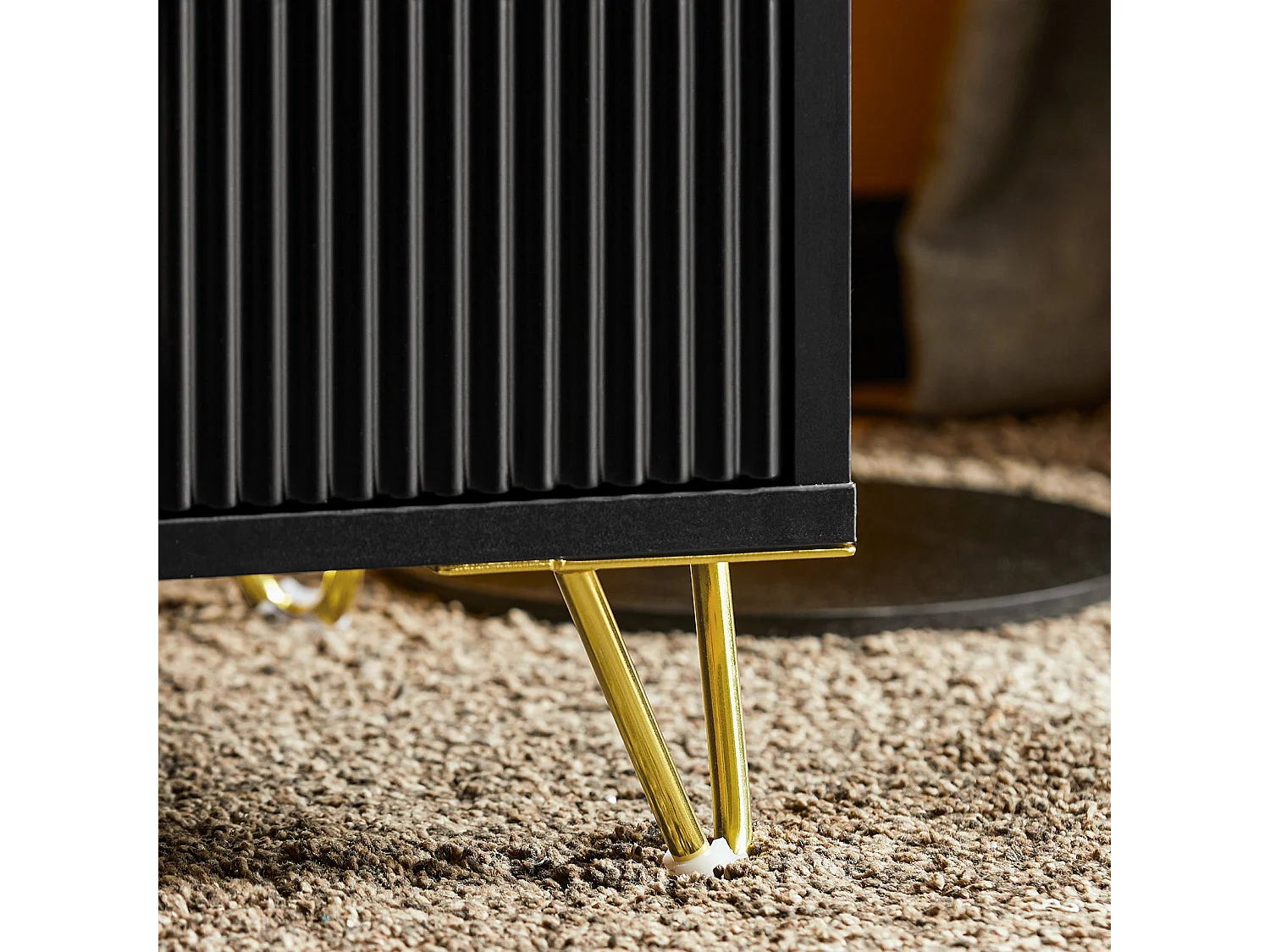 SoBuy Table de chevet à 2 tiroirs Noir 63x46.5x47.3cm Fonctionnel FBT115-SCHX2