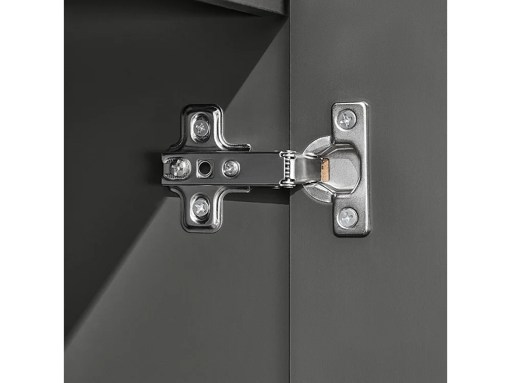 SoBuy Colonne de Rangement pour Salle de Bain avec 3 Étagères, Porte et Tiroir