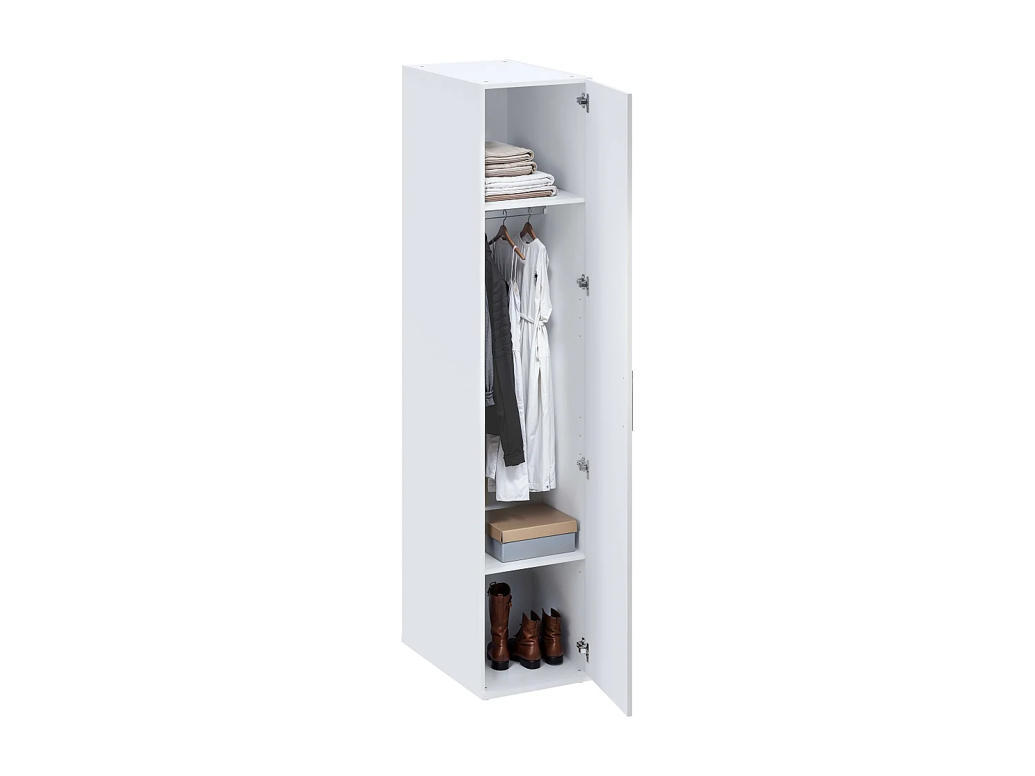 Armoire pour buanderie T-BATH 43,5x208cm blanc