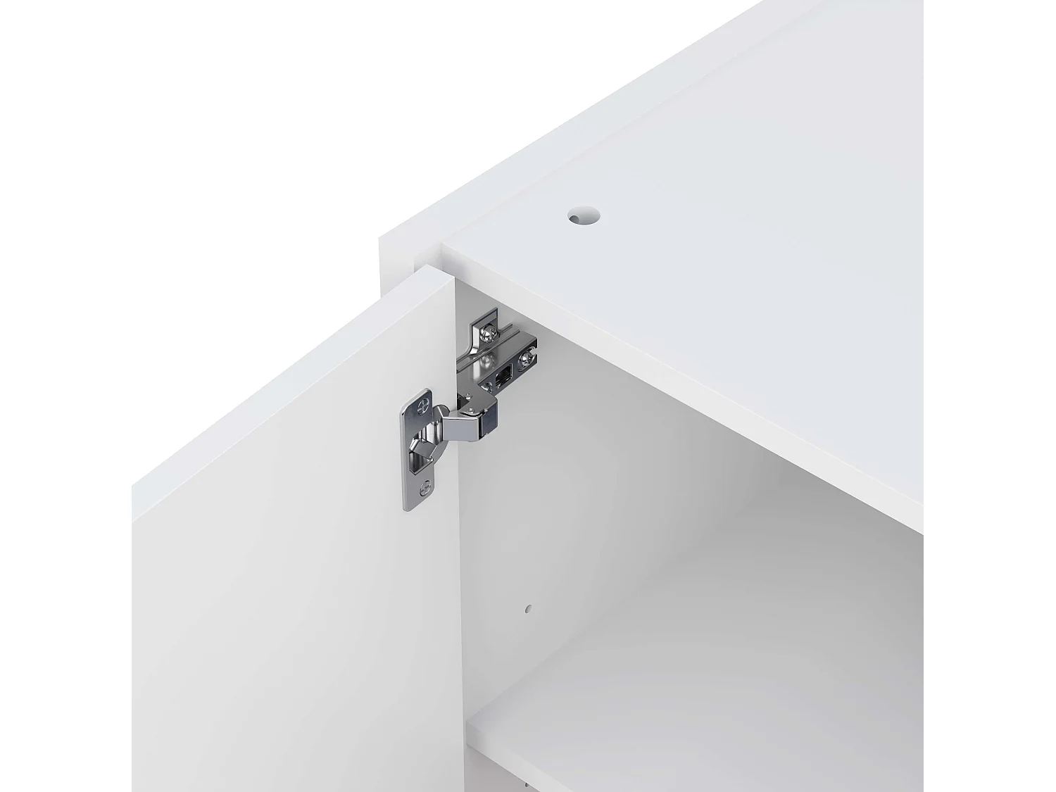 Meuble haut pour armoire pour machine à laver T-BATH 67x65x66 cm blanc