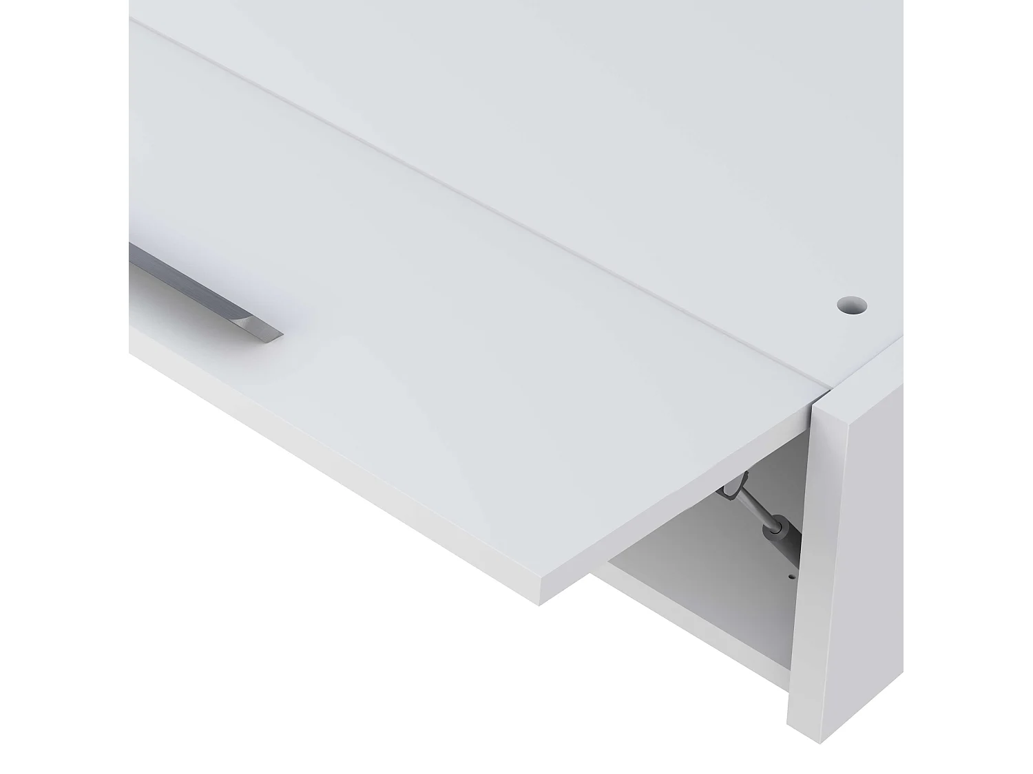 Meuble haut pour armoire colonne de lavage T-BATH 67x65x21 cm blanc