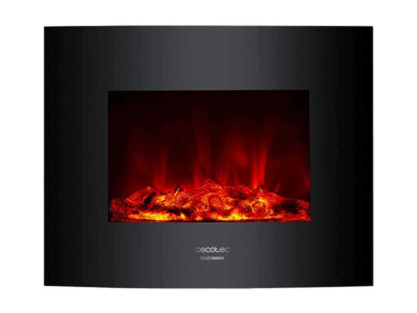 Chimenea eléctrica decorativa de pared Ready Warm 2600 Curved Flames