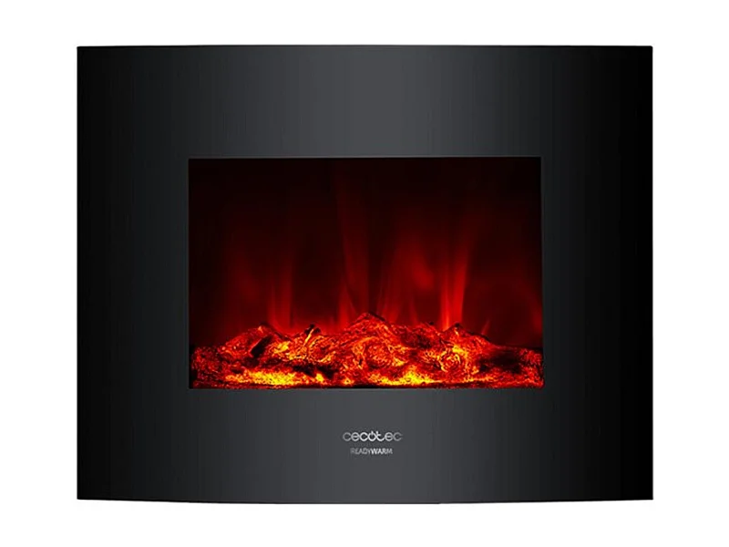 Chimenea eléctrica decorativa de pared Ready Warm 2600 Curved Flames