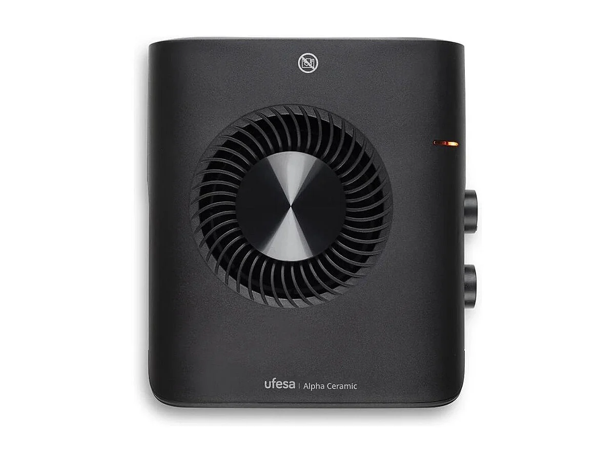 Calefactor cerámico Ufesa Alpha Ceramic 2000W 3 potencias negro