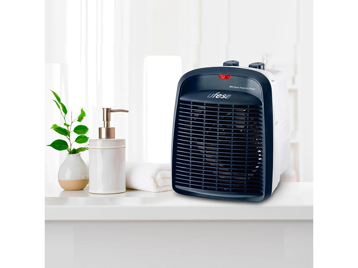 Calefactor Ufesa Persei Purple 2000W 3 potencias azul