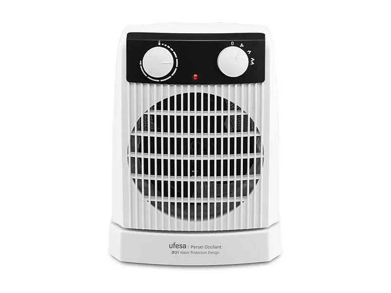 Calefactor Ufesa Persei 2000W 3 potencias oscilante blanco