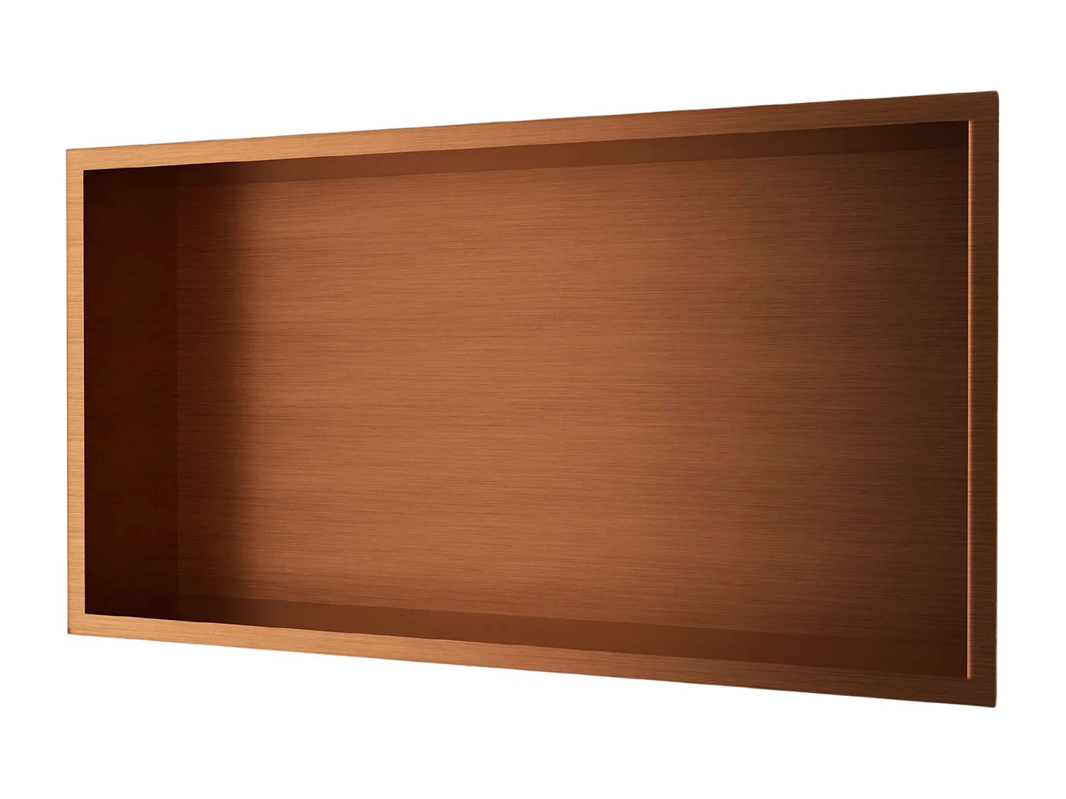 Niche de Douche Mural 63 x 33 cm - Rangement Salle de Bain en finition Cuivré - PACIFIC