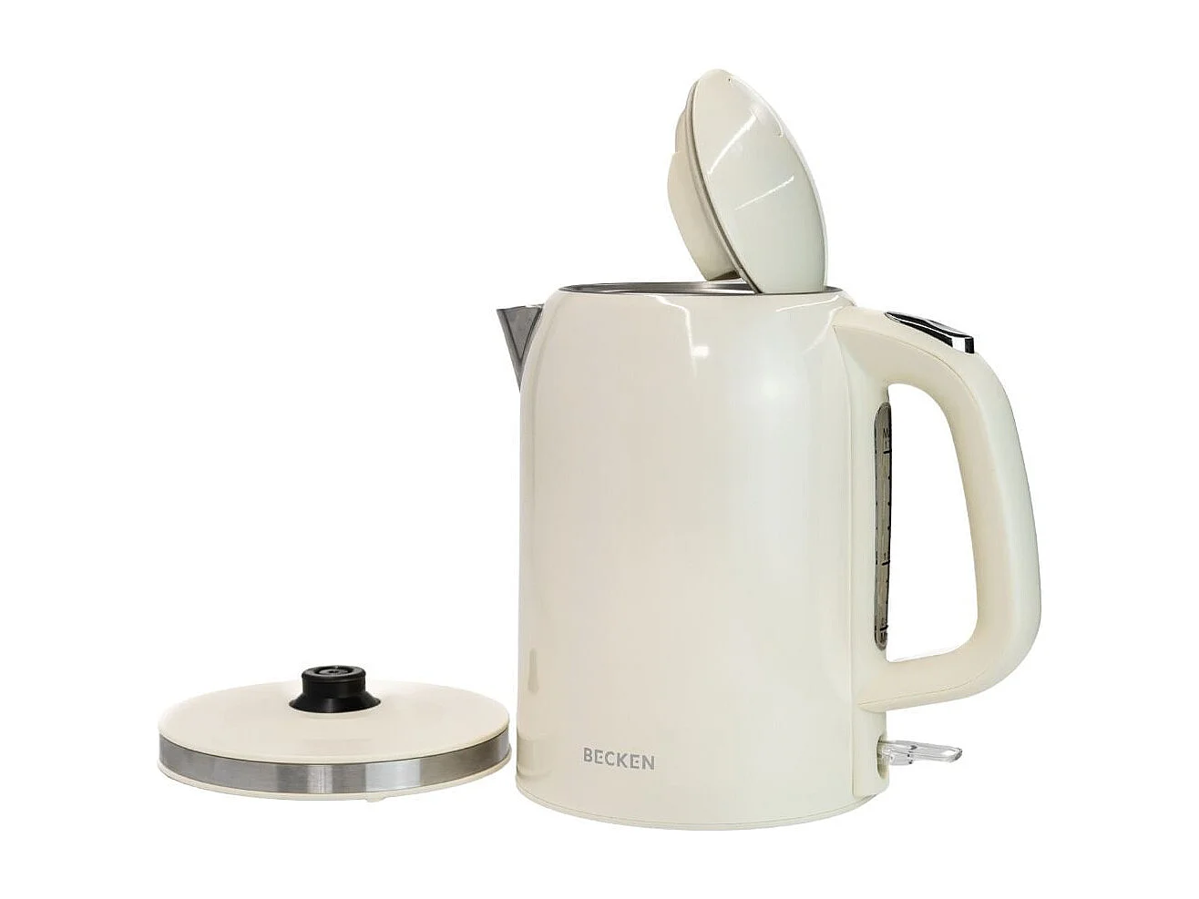 Hervidor Becken BWK8769CR 2200W base rotativa 1,7L beige
