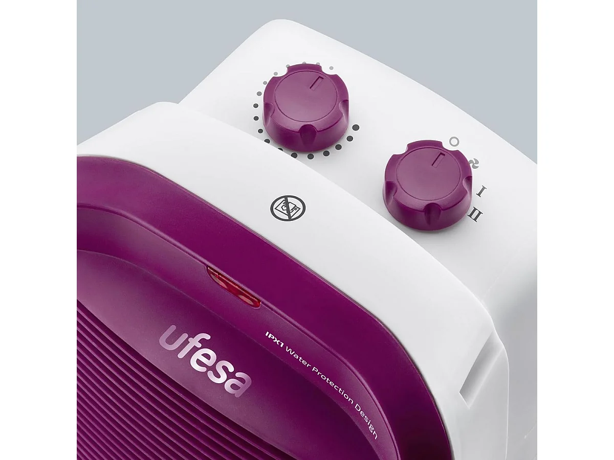 Calefactor Ufesa Persei Purple 2000W 3 potencias morado