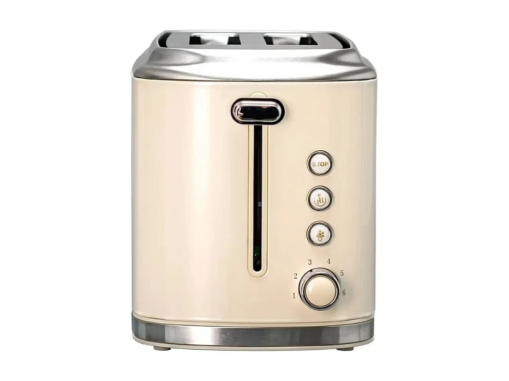 Tostador Becken BT8766CR 2 ranuras 6 niveles beige