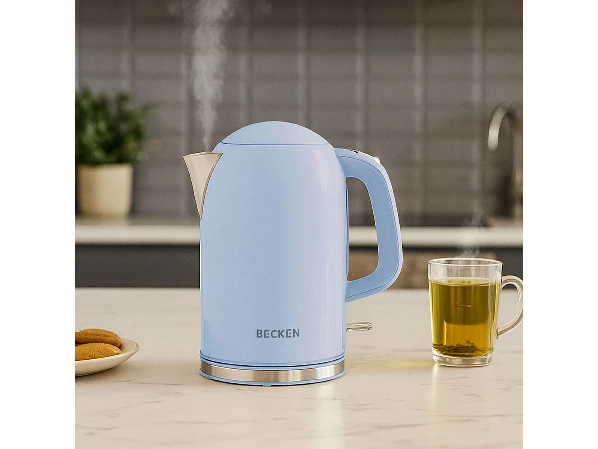 Hervidor Becken BWK8769BL 2200W base rotativa 1,7L azul