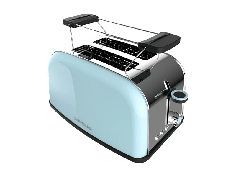 Tostador Cecotec Toastin'Time 850W 2 ranuras + varillas superiores 7 niveles azul