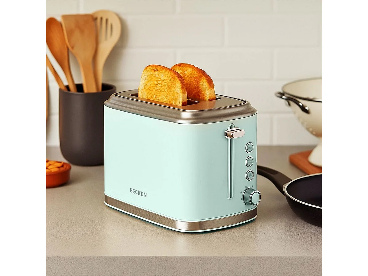 Tostador Becken BT8766GR 2 ranuras 6 niveles verde