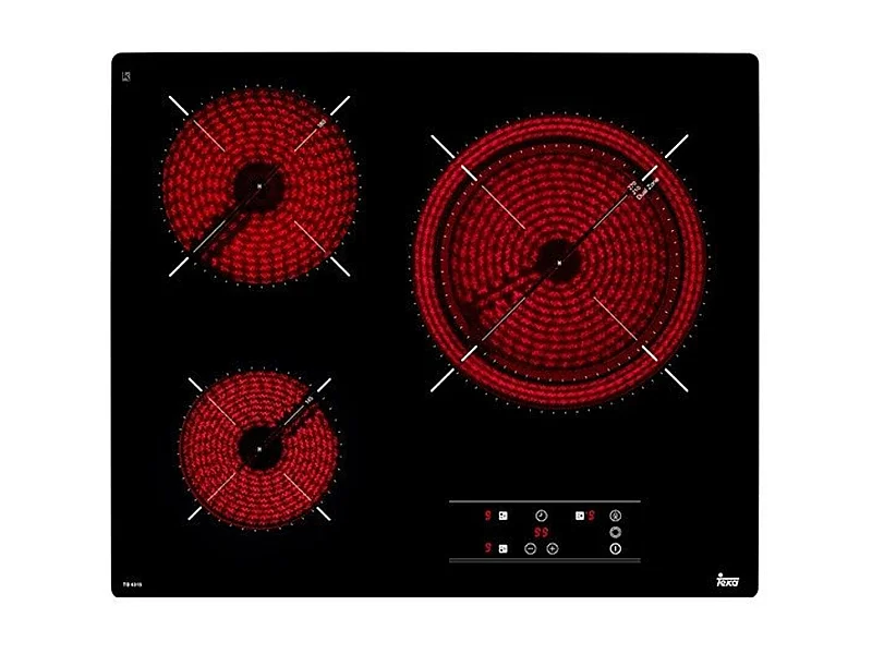 Placa vitrocerámica Teka TB6315 3 zonas High Light