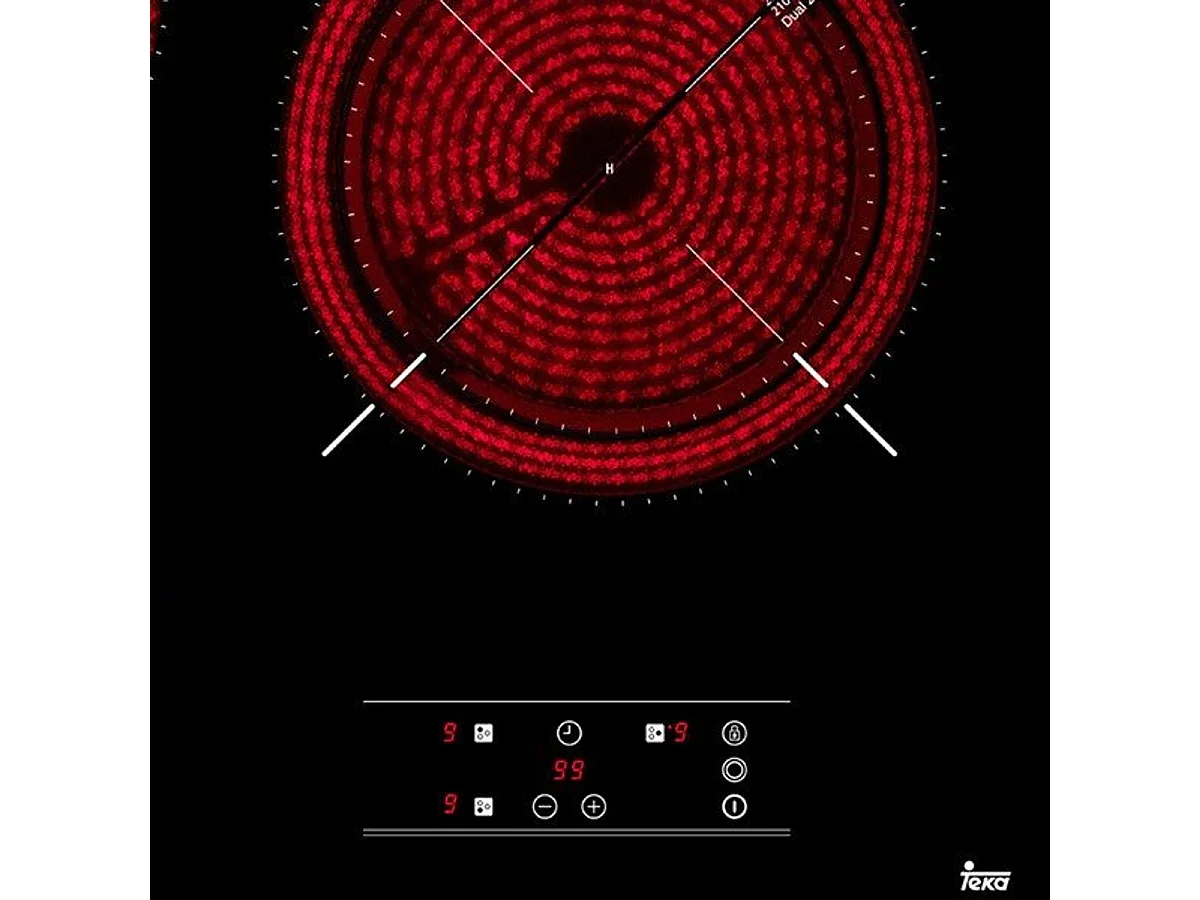 Placa vitrocerámica Teka TB6315 3 zonas High Light