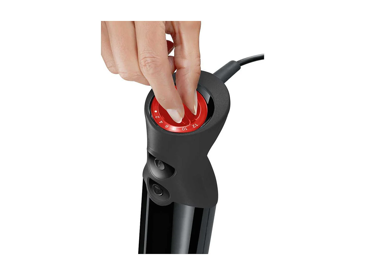 Mixeur plongeant - BOSCH - MS6CB6110 ErgoMixx - 1000 W - 12 vitesses + turbo - Bol mixeur - Noir