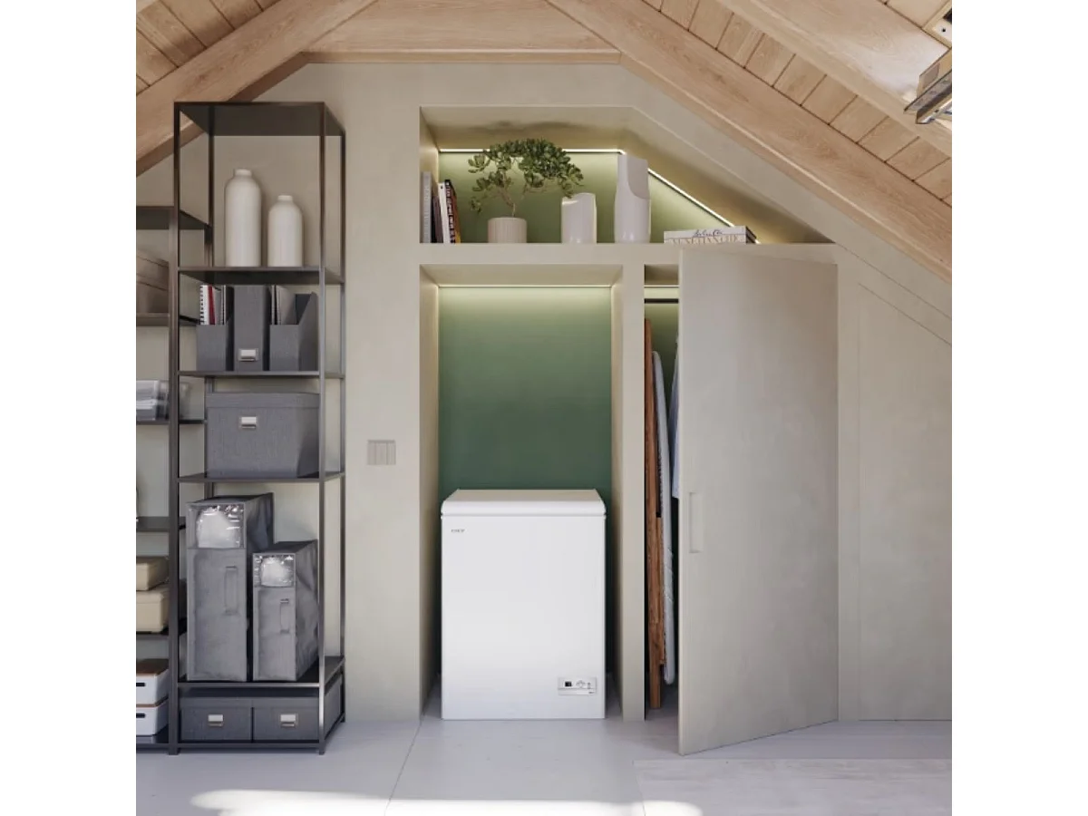 Candy CHAE 1452E Congelatore a pozzo Libera installazione 137 L E Bianco