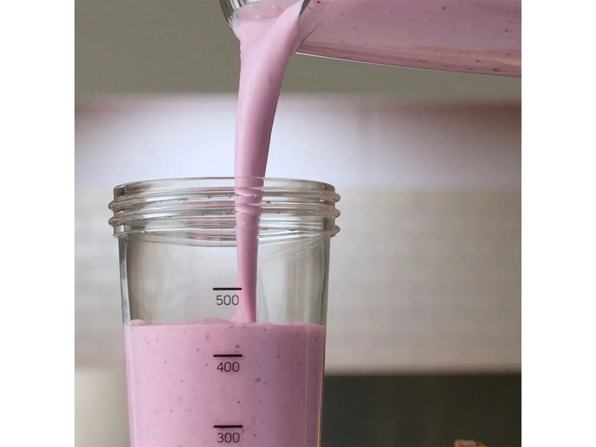 Batidora de vaso Taurus Optima Go 1500W con vaso portátil 1,5L negro