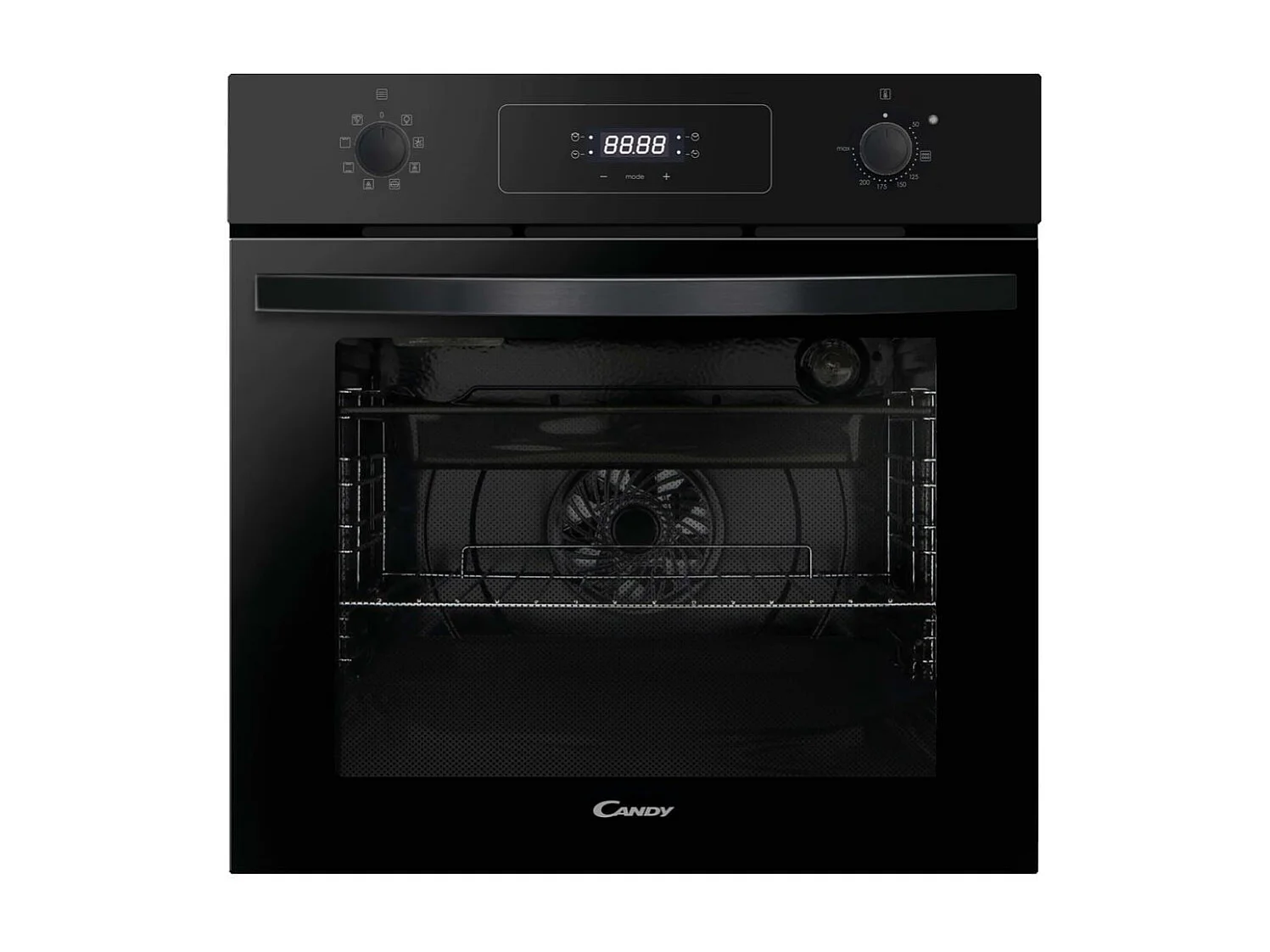 Horno Candy N625 70L 8 funciones A negro 60 cm