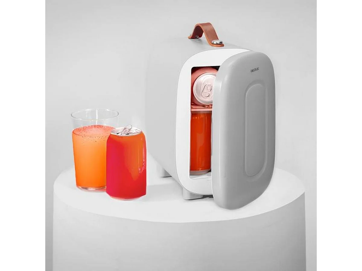 Mini frigorífico Cecotec Bolero MiniCooling 4L inversor de corriente blanco 28 cm