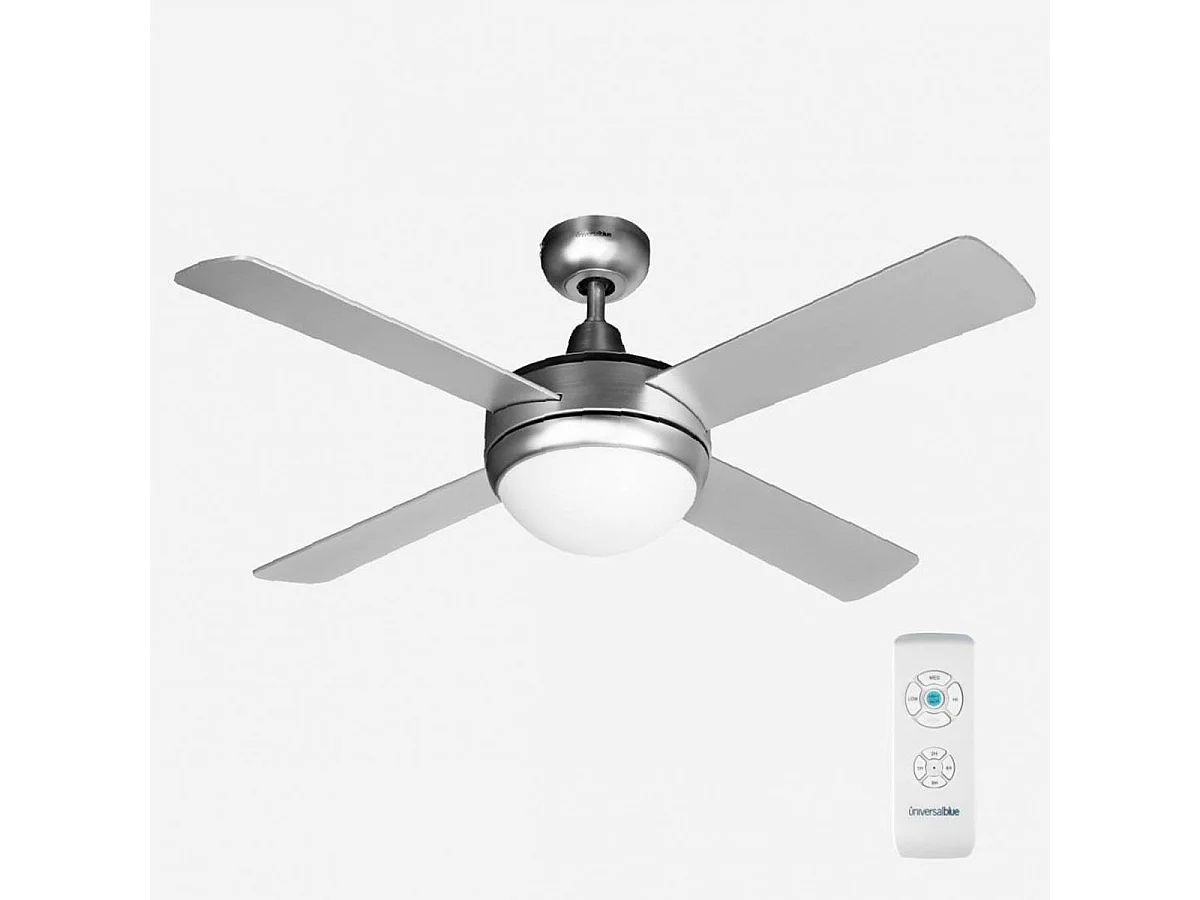 Ventilador de techo Universal Blue Siroco 3042X 60W inox 106 cm